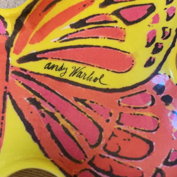 Vintage Andy Warhol pop art melamine trinket dish - Picture 2 of 7